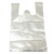 联嘉 白色透明塑料袋 打包袋外卖袋一次性背心方便袋 25×38cmx1kg