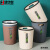 集华世 卫生间厨房手提塑料垃圾桶办公室纸篓【大号颜色随机-3个装】JHS-0044