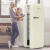 HCK哈士奇北欧复古冰箱家用单门独立冷冻冷藏一级能效大容量冰箱 BC-130GGA 奶茶色