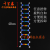工品云超 DNA双螺旋结构模型组件 高中生物分子模型 教学仪器 实验器材 中号 