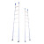 【定制】登月（DENGYUE）铝合金单梯 DYD系列直梯一字单面梯 多功能工程梯 1副 DYD-25 2.5米