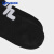 FILA FUSION斐乐潮牌情侣款浅口袜套装2024夏新款运动袜船袜3双装 深黑/标准白/浅灰色-99 M