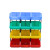 分类工具格斜口零件收纳架配件展示五金物料储物箱螺丝塑料小盒子 P0(30个)单个尺寸 155*107*74 蓝色
