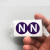 联嘉 PVC电力安全标志牌 标示贴 标识牌 自粘标识标签PVC N 直径2.5cm 50个/包 3包起订