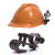 定制强光手电筒夹安全帽头灯支架消防头盔夹子卡扣手电筒夹子 直接安装A(18-24毫米)