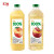 汇源100%果汁2L大桶装山楂混合果蔬汁苹果汁桃汁家庭实惠装 桃汁2L*1桶