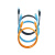 海康威视 超五类网线/超五类网络跳线DS-1NP5EUDC0/E(国内标配)/5米（橙色/蓝色/黑色）