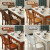 菩叶子 大理石餐桌现代简约纯实木餐桌椅组合长方形小户型家用饭桌 榉木色 1.3米一桌四椅