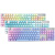 罗技（Logitech）K845 有线机械键盘 游戏办公 彩色个性 蓝色妖姬背光青轴数字 粉白双拼 ABS材质 标配 否 104键 青轴