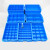 长方形塑料盒子分格箱零件多格螺丝盒整理盒周转箱定制 470十格535320130 蓝色新料