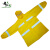 大杨023明黄色反光雨衣雨裤套装 XXL码 防汛救援防护服防水防风透气安全警示服 定制