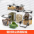 京乐密封罐五谷杂粮厨房收纳食品级透明塑料罐盒子零食茶叶储物罐防潮 460ml