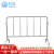 恒泊 不锈钢伸缩安全围栏可移动片式收缩栅栏不锈钢围栏不锈钢护栏2000x1000/个