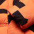 高田贤三（KENZO）女士SPORT系列鸭绒羽绒服上衣外套520礼物 FB6 2OU087 570 16 深橙色交织字母印花 L