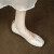 Pale memory品牌超软浅口单鞋女2024年秋季新款方头百搭显瘦平底鞋子 米白色 38