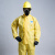 防酸碱工作服轻型防化服防护服危险品运输化学实验室喷农药喷漆 黄色（增强型化学防护服） XL
