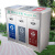 大杨EK-833-3不锈钢户外环保三联分类垃圾桶 小区公园大号环卫果皮箱室外垃圾桶 定制