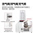 力辰（LICHEN） 冷冻干燥机N系列-50℃空压机真空冻干机实验室干果机食物烘干机 LC-12N-50D 立式压盖多歧管