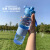 BEANBEANLOVE运动水壶健身塑料太空杯广告随手杯 直饮款粉色600ml