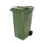 舒弗 环卫垃圾桶 加厚 户外垃圾桶 240L普通加厚 军绿色