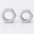 典南 8级达克罗细牙螺母碳钢螺帽 备件 M8-1.0（8级）达克罗/1000个 