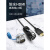 凌科LP-24工业hdmi线2.0版4k高清线防水航空插头插座连接器1米2米 LP-24-J/HDMI2/213/SX-43-4
