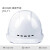 德威狮国标安全帽工地男建筑工程防护透气电力施工头盔abs定制 印字 白色V2型豪华透气款