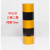 双色黄黑反光膜 道路交通柱子红白贴 电线杆子路桩警示夜光膜标识 50公分 三黄二黑 一米