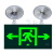 飞权 消防应急灯安全出口指示灯疏散指示牌多功能二合一超亮应急照明灯 右向出口 一个价