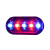 聚远 JUYUAN 红蓝爆闪肩闪光灯 骑行安全警示灯 五颗LED电池款夹式灯(2个装)企业定制