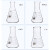 蜀牛玻璃三角烧瓶（小口）高硼硅锥形瓶50/00/150/200/250/300/500ml/100 三角烧瓶刷100ML