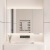 TIKISS不锈钢智能镜柜挂墙式带灯单独白色卫生间镜子柜收纳一体柜定制 70宽+超白镜/美妆架/抽纸口