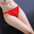 俞兆林（YUZHAOLIN）一根线丁字裤女士性感透明蕾丝无痕内裤低腰细带情趣露臀诱惑T裤Y 红色 均码 80-130斤