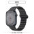 适用apple watch8表带苹果手表7代iwatch6/5硅胶se双色3运动4磁吸 黑色 42/44/45/49mm通用
