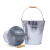 兰诗（LAUTEE）DA2188 铁皮水桶镀锌手提水桶老式储水桶 12L