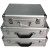 生产铝箱医箱五金工具箱设备展示箱手提铝合金箱 银色中( 43*28*13 CM )