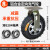 铝合金充气定向万向轮8寸10寸加厚重型手推车橡胶轮耐磨脚轮 8寸铝合金刹车充气轮