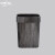 新中式复古仿木纹垃圾桶创意客厅厨房卫生间纸篓塑料无盖大号  方桶灰色