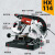 科德合HX-114可拆卸变手提带锯机小型金属切割机不锈钢筋管道切管机木工手动台式锯床