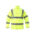 博迪嘉 CN032新款雨衣套装 反光透气雨衣防寒服工作服 荧光黄色 XXL码1套