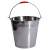 卫洋 不锈钢水桶 环卫物业酒店宾馆储物桶垃圾桶清洁桶 5L无盖 不锈钢水桶