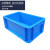 EU周转箱长方形底盘蓝色加厚车载储存物流箱零件收纳配件盒 EU-4622箱-600*400*230mm灰色