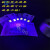 LED395紫光验钞台灯收银台验钞灯无影胶固化灯荧光剂三防漆检测灯 5W验钞台灯