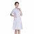 劳保佳 娃娃领护士服 实验室药店养老院工作服 平纹夏款 可定制logo 蓝色XL码 一件装