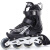 动感（ACTION）轮滑鞋成人溜冰鞋成年男女大学生单排初学者滑冰旱冰鞋休闲鞋 125F黑白单鞋 XL 43-46码