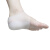袜子内增高鞋垫硅胶半垫后跟套防臭隐形面试体检男女通用 白色 019均码（增高3cm)