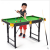 品奈台球桌儿童家用桌球台玩具美式斯诺克儿童大号可升降可折叠配乒乓球桌黑8 0.9桌上台球桌