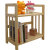 宜哉 实木家用书架玩具架小学生组合书柜层架厨房储物收纳架