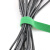 格林钛德（Green Tide）背对背魔术贴扎带 电脑理线捆绑束线带粘扣 扎线带 黑色 10mm宽*5米长
