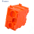 俊朗（JUNON）防水盒底盒 组合式家装暗装底盒 插座面板底盒 组合式暗装底盒（54高）(红色）